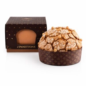 Panettone de Chocolate Roberto Cantolacqua 1 kg con caja regalo y cobertura crujiente