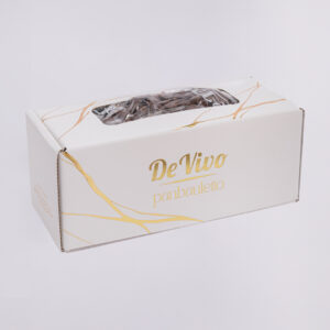 Caja PanBauletto Chocorum De Vivo 400 g con ventana frontal