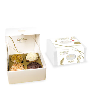 Caja surtida de Panettones rellenos De Vivo 4 x 350 g