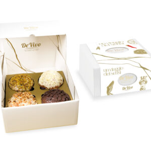 Caja surtida de Panettones rellenos De Vivo 4 x 350 g