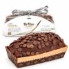 PanBauletto Chocorhum De Vivo 400 g con cobertura de chocolate y piezas de chocolate junto a su envase