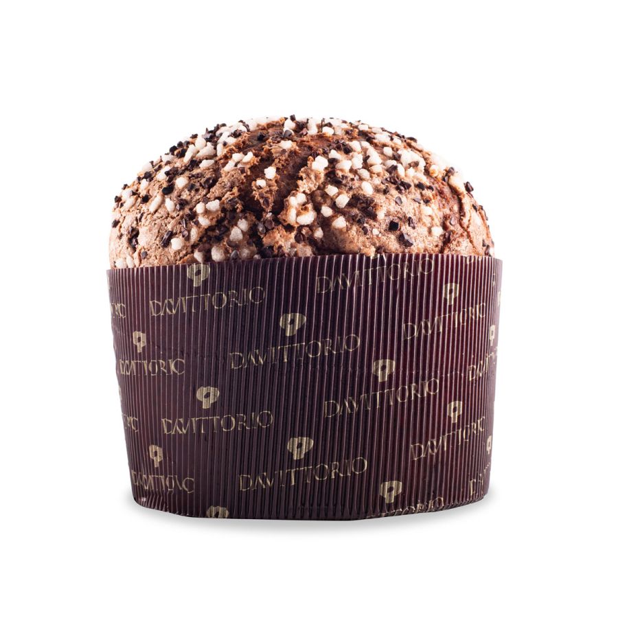 Panettone de Chocolate Da Vittorio · Pasticceria Gourmet Italiana panettone de chocolate da vittorio con cobertura crujiente