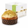 Panettone de Pistacho De Vivo 1 kg con cobertura de pistacho y caja regalo
