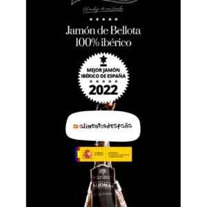 Jamón de bellota 100% ibérico Aljomar premiado mejor jamón ibérico de España 2022
