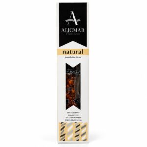 Chorizo ibérico casero natural Aljomar 350 g en estuche original con ventana frontal, sin aditivos ni conservantes