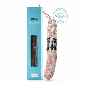 Chorizo Ibérico Casero Natural Aljomar 400 g con estuche azul