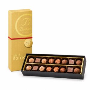 Estuche de Bombones Italianos Bodrato 16 Piezas 155 g Gold Edition con surtido de chocolates
