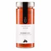 Salsa de tomate con berenjenas Mamma Mia Italianavera en tarro sobre fondo blanco