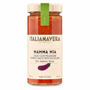 Salsa de Tomate con Berenjenas Mamma Mia Italianavera 300 g en tarro de cristal