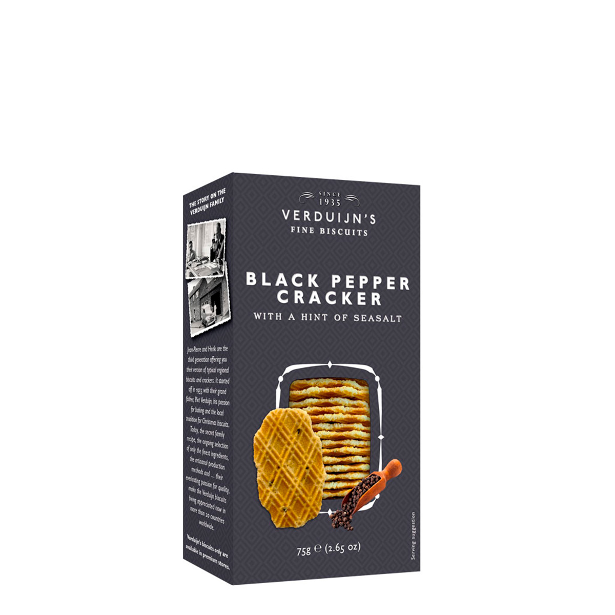 Galletas Saladas con Pimienta Negra 75g Galletas Saladas con Pimienta Negra 75g