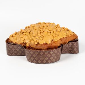 Colomba de Pascua italiana de chocolate y caramelo De Vivo con cobertura cremosa