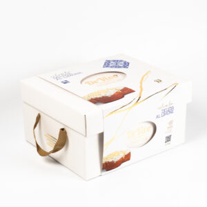 Estuche de Colomba de Pascua italiana de limón De Vivo con asa