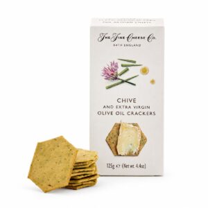 Crackers de Cebollino y Aceite de Oliva Virgen Extra The Fine Cheese Co. 125 g