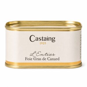 Foie Gras de Pato Entero Castaing 130 g en lata