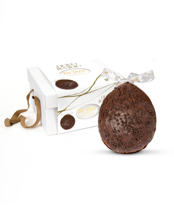 Huevo de Pascua artesanal tipo colomba chocolate y pistacho