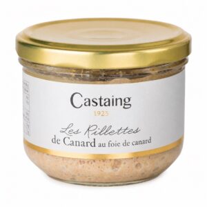 Rillettes de Pato con Foie Castaing 180 g en tarro de cristal