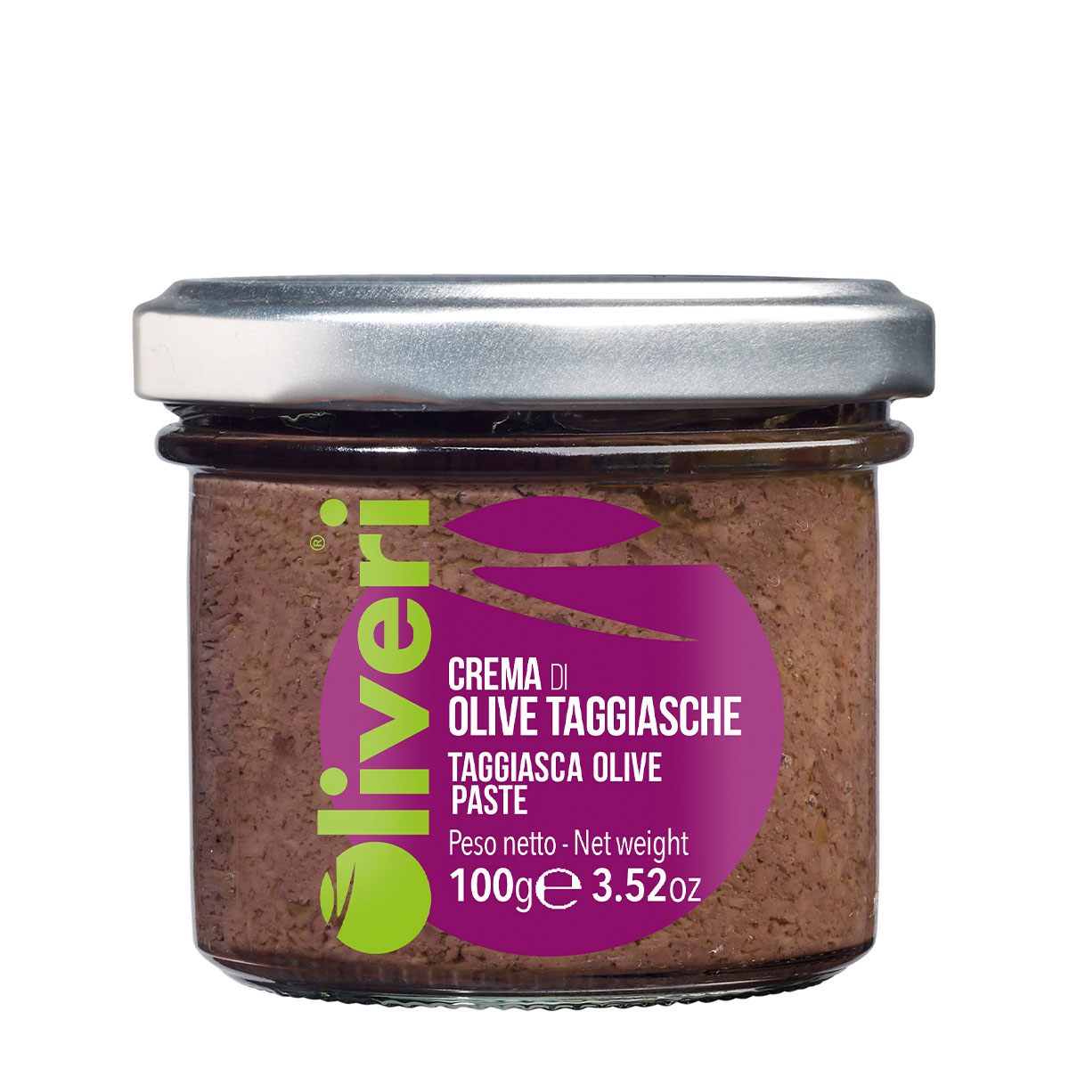 AG334 Paté de aceitunas Taggiasche 100g Paté de aceitunas Taggiasche 100g