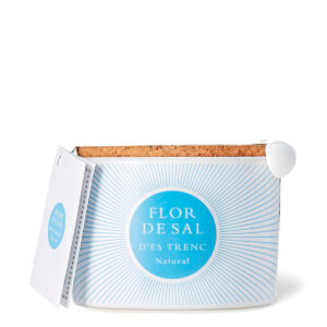 Flor de sal natural de Es Trenc envase ceramica 125g