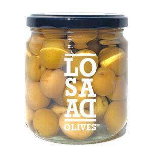 Aceituna manzanilla con hueso Losada 345 g – aceitunas españolas clásicas en salmuera