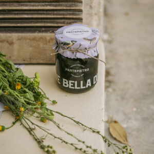 Aceitunas negras Bella di Cerignola Fratepietro en salmuera en tarro de cristal