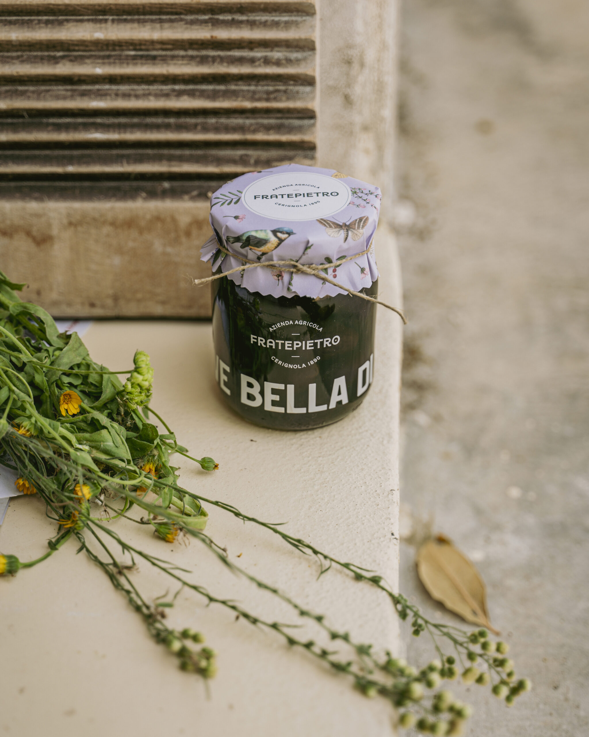 Aceitunas Negras Bella di Cerignola en Salmuera · Fratepietro Aceitunas negras Bella di Cerignola Fratepietro en salmuera en tarro de cristal