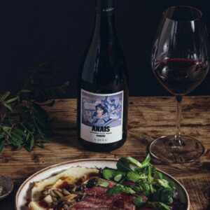 vino tinto anais u mes u penedès orgánico 2022 maridaje carne roja gourmet