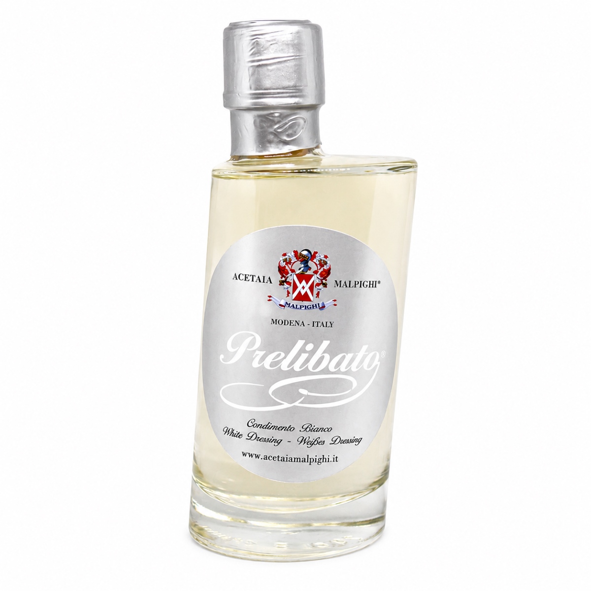 Condimento Blanco Prelibato Malpighi 250 ml Condimento Blanco Prelibato Malpighi 250 ml en botella de vidrio