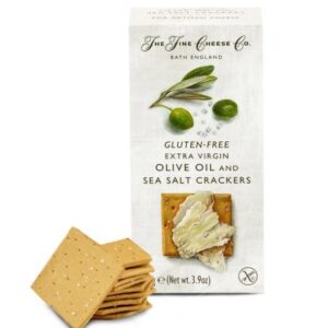 Crackers sin gluten de aceite de oliva y sal marina The Fine Cheese Co