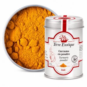Cúrcuma en Polvo Terre Exotique 60 g en lata metálica