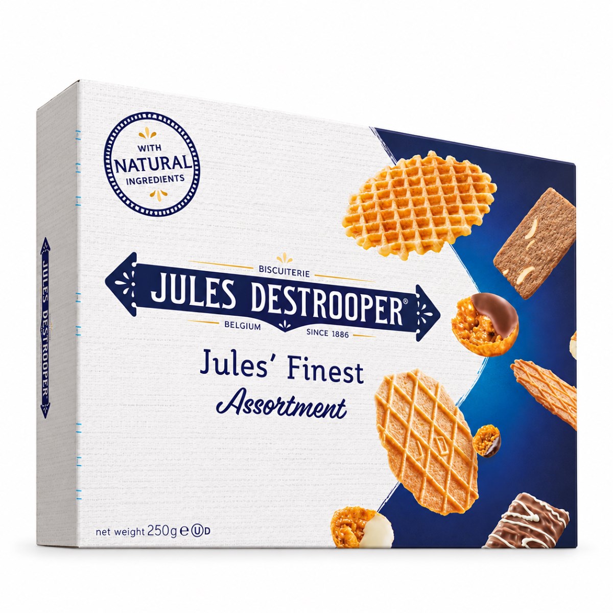 Galletas Belgas Jules’ Finest Jules Destrooper · 250 g Galletas Belgas Jules’ Finest Jules Destrooper 250 g en caja surtida