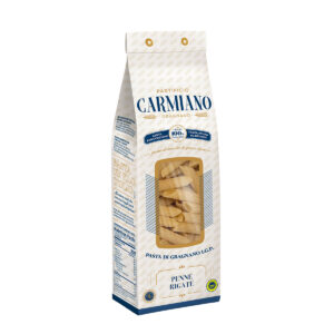 Pasta Penne Rigate IGP Gragnano Carmiano 500g sémola trafilata al bronzo