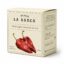 Pimientos del Piquillo Asados a la Leña Finca La Barca 255 g en estuche sobre fondo blanco