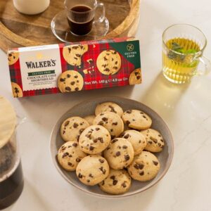 Shortbread sin gluten Walkers con chips de chocolate en estuche original