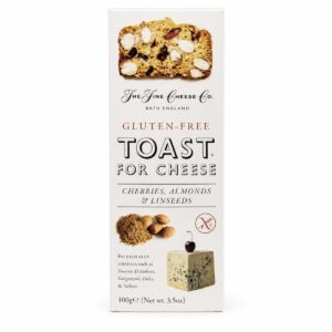 Tostadas sin gluten para queso con cerezas, almendras y semillas de lino The Fine Cheese Co. 100 g