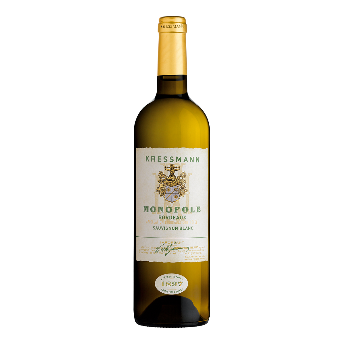 Kressmann Monopole Bordeaux Sauvignon Blanc 75cl Kressmann Monopole Bordeaux Sauvignon Blanc 75cl
