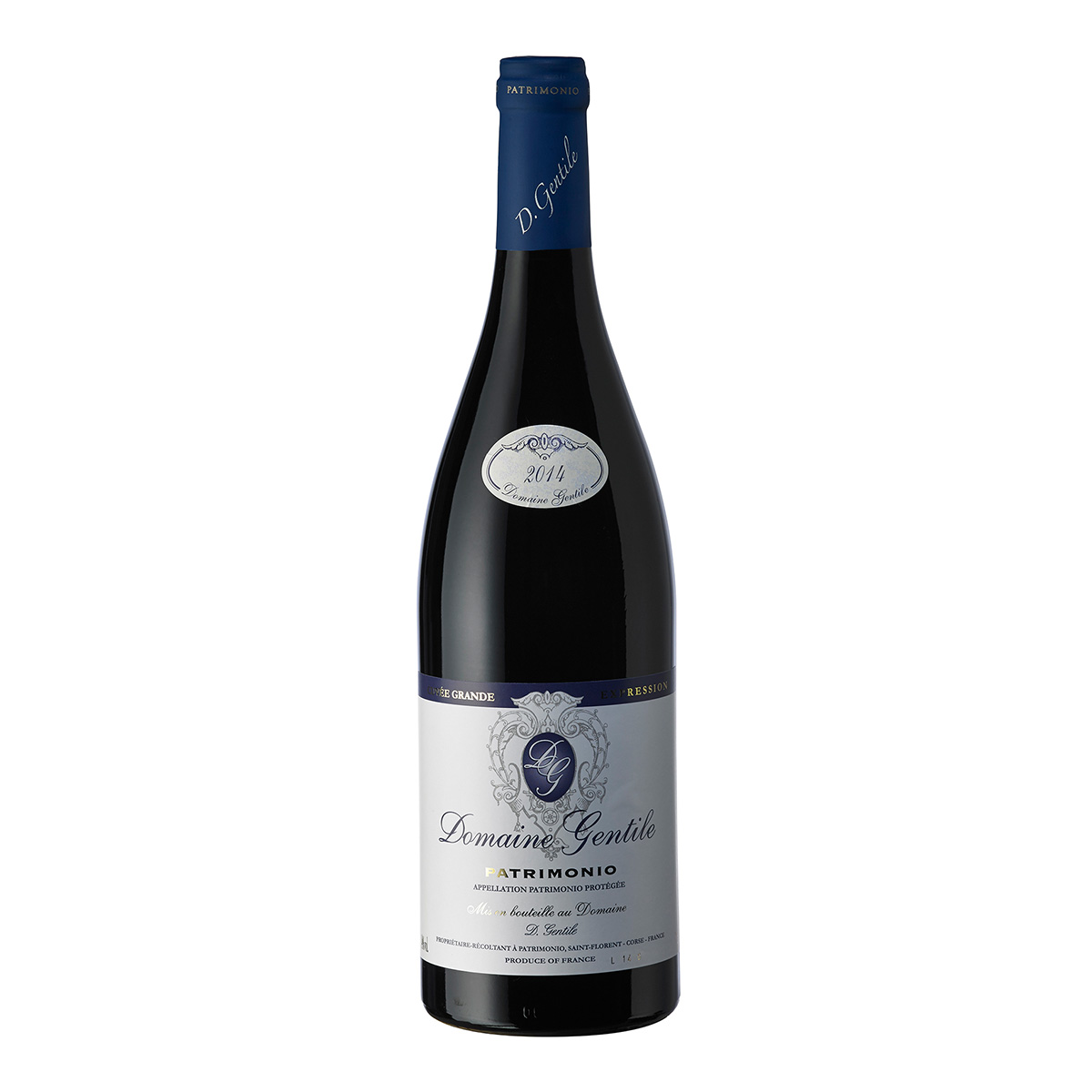 Domaine Gentile Patrimonio « Cuvée Grande Expression » Rouge 2014 75 cl Domaine Gentile Patrimonio « Cuvée Grande Expression » Rouge 2014 75 cl