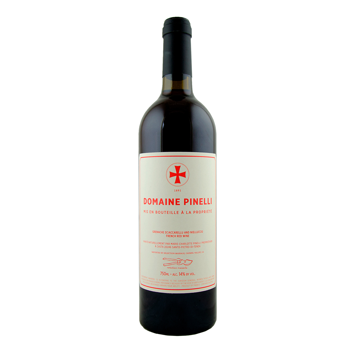 Domaine Pinelli Patrimonio Rouge 75 cl Domaine Pinelli Patrimonio Rouge 75 cl