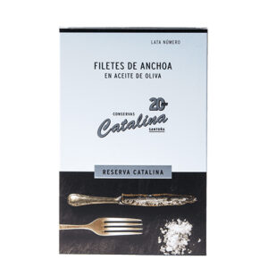 Anchoas de Santoña Reserva con piel en aceite de oliva (12 Filetes)