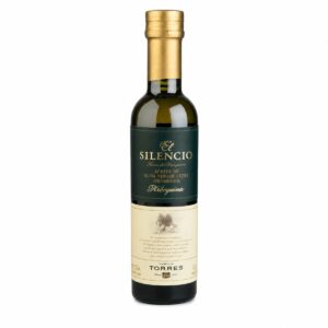 Aceite de Oliva Virgen Extra Arbequina El Silencio Familia Torres 25 cl en botella