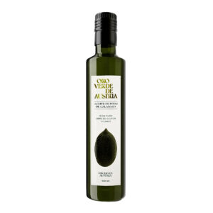 aceite de semillas de calabaza oro verde de austria botella vidrio gourmet vegano sin gluten
