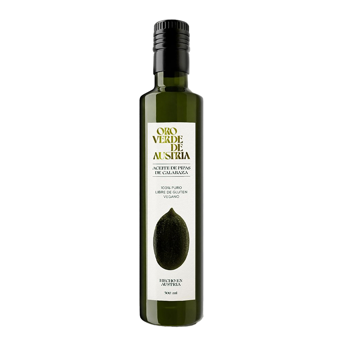 Aceite de semillas de calabaza Oro Verde de Austria · Gourmet aceite de semillas de calabaza oro verde de austria botella vidrio gourmet vegano sin gluten