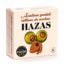 Aceitunas Gordal rellenas de anchoa Hazas en estuche sobre fondo blanco
