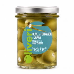 Aceitunas Rellenas de Queso de Cabra Oliveri Piemonte 180 g