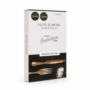 Anchoas del Cantábrico premium con piel Conservas Catalina 12 filetes