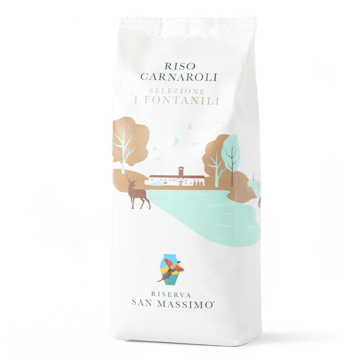Arroz Carnaroli I Fontanili Riserva San Massimo 1kg Arroz Carnaroli I Fontanili Riserva San Massimo 1kg en bolsa gourmet italiana