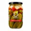 Banderillas picantes Olispania en tarro con aceitunas, pepinillos, cebollitas y pimiento