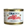 Cangrejo real rojo al natural Chatka 185 g, lata con 60 % de patas seleccionadas