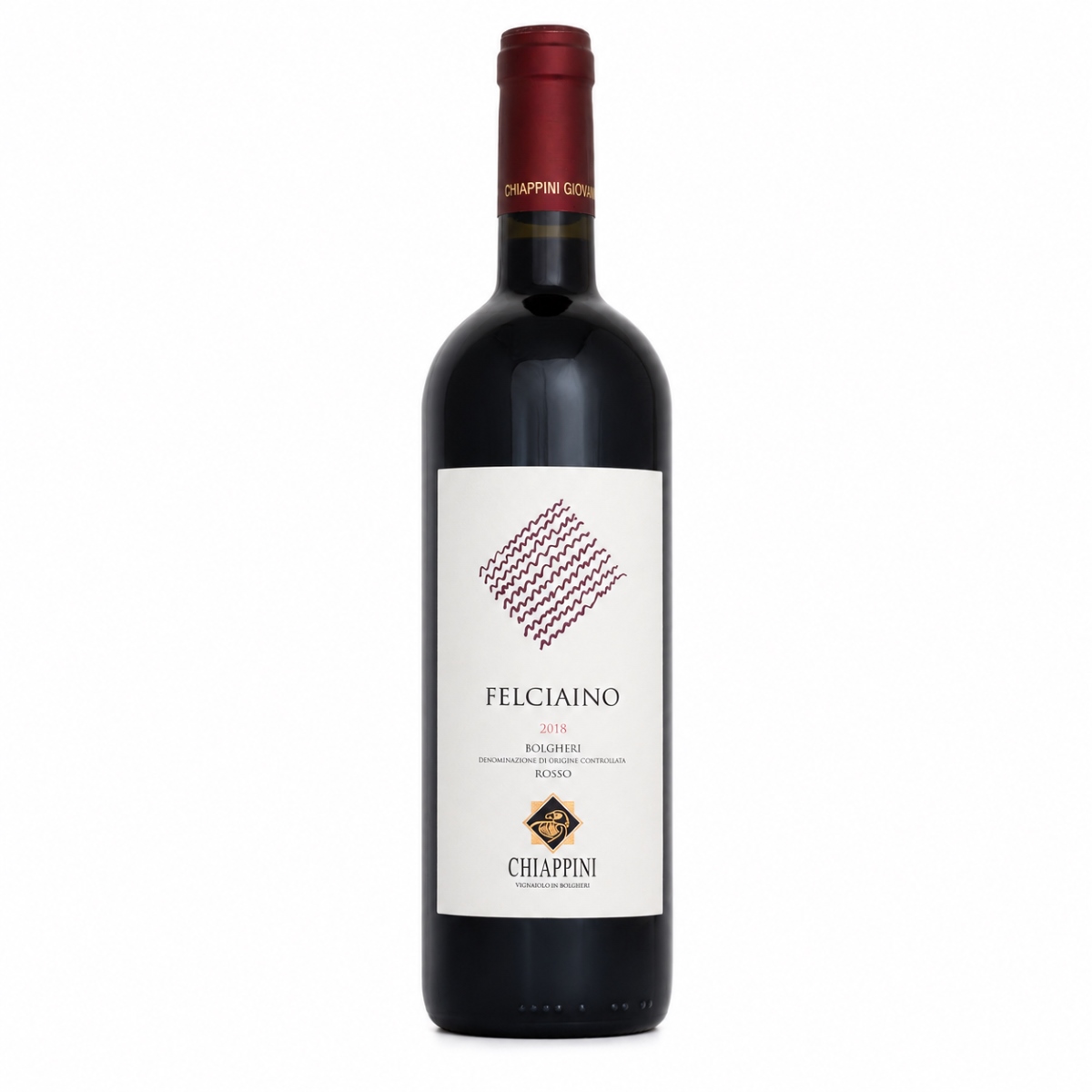 Chiappini Felciaino Bolgheri Rosso DOC 75 cl Chiappini Felciaino Bolgheri Rosso DOC 75 cl vino tinto toscano