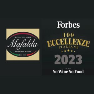 Reconocimiento Forbes 100 Eccellenze Italiane 2023 para Antica Larderia Mafalda