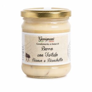 Mantequilla con Trufa Blanca Gemignani Tartufi 80 g en tarro de vidrio